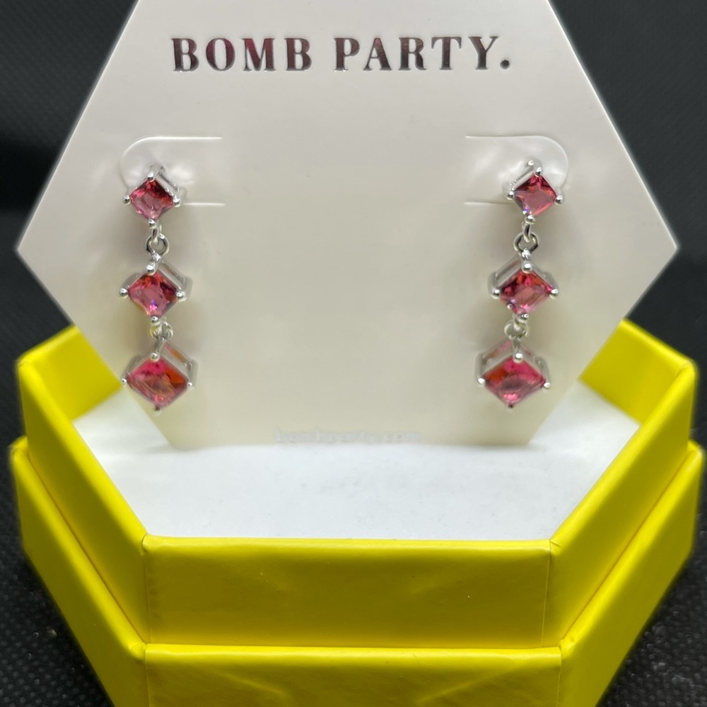 Bomb party earrings
